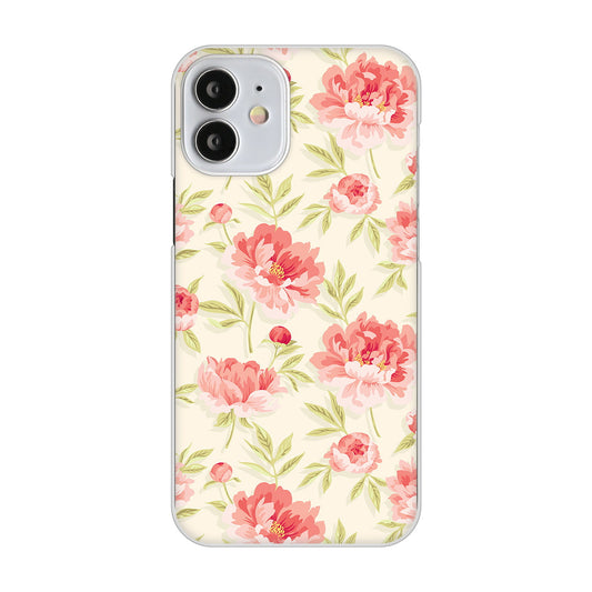iPhone12 mini 高画質仕上げ 背面印刷 ハードケース 北欧の小花