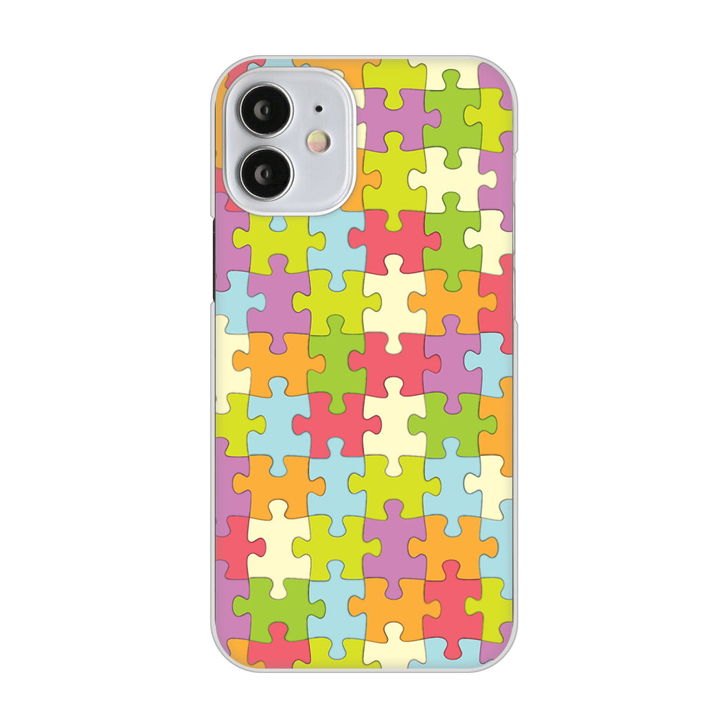 iPhone12 mini 高画質仕上げ 背面印刷 ハードケース ジグソーパズル