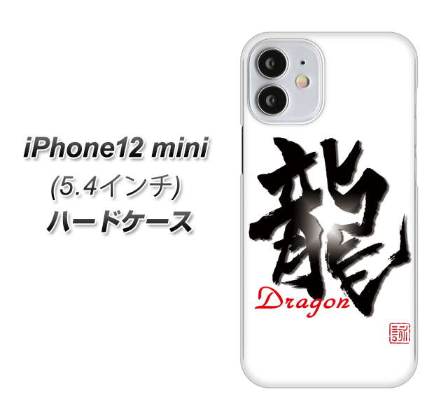 iPhone12 mini 高画質仕上げ 背面印刷 ハードケース【OE804 龍ノ書】