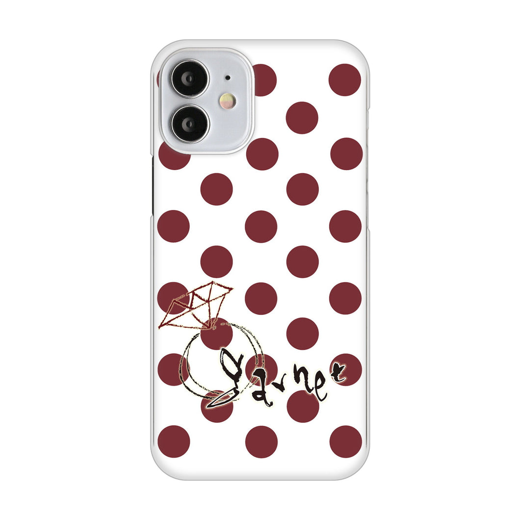 iPhone12 mini 高画質仕上げ 背面印刷 ハードケース 大野詠舟 誕生石