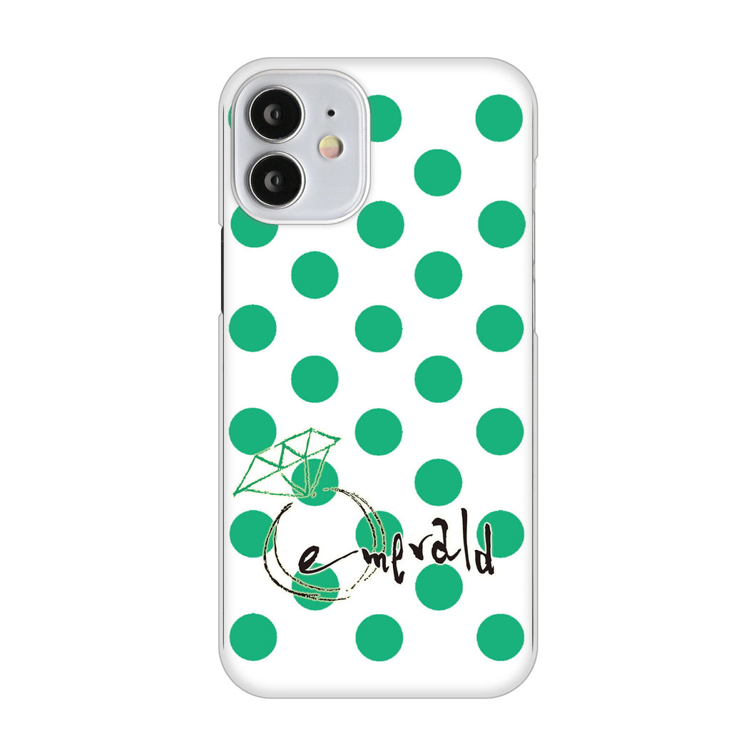 iPhone12 mini 高画質仕上げ 背面印刷 ハードケース 大野詠舟 誕生石