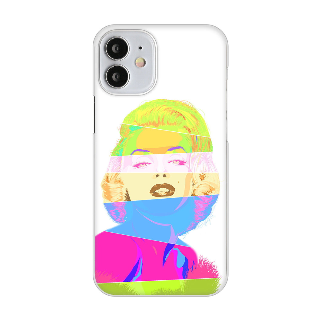 iPhone12 mini 高画質仕上げ 背面印刷 ハードケース マリリンモンローデザイン