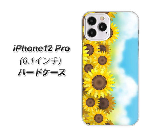 iPhone12 Pro 高画質仕上げ 背面印刷 ハードケース 【148 ひまわり畑】