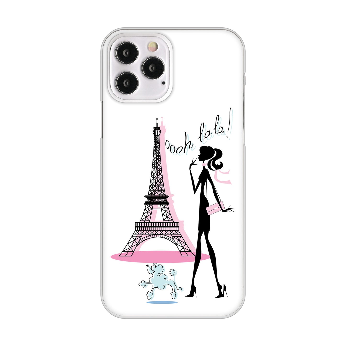 iPhone12 Pro 高画質仕上げ 背面印刷 ハードケース LOVE フランス
