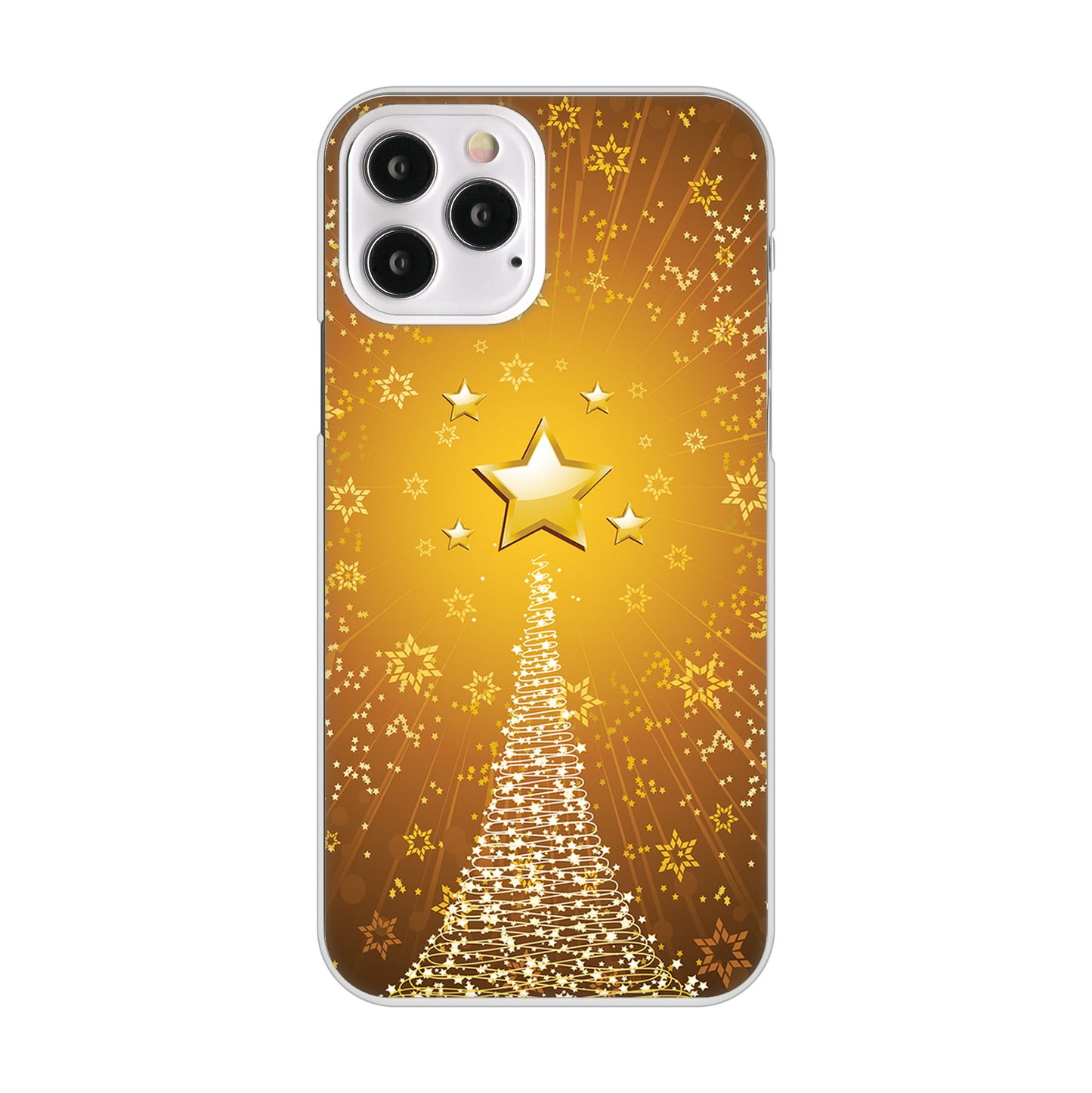 iPhone12 Pro 高画質仕上げ 背面印刷 ハードケース クリスマス