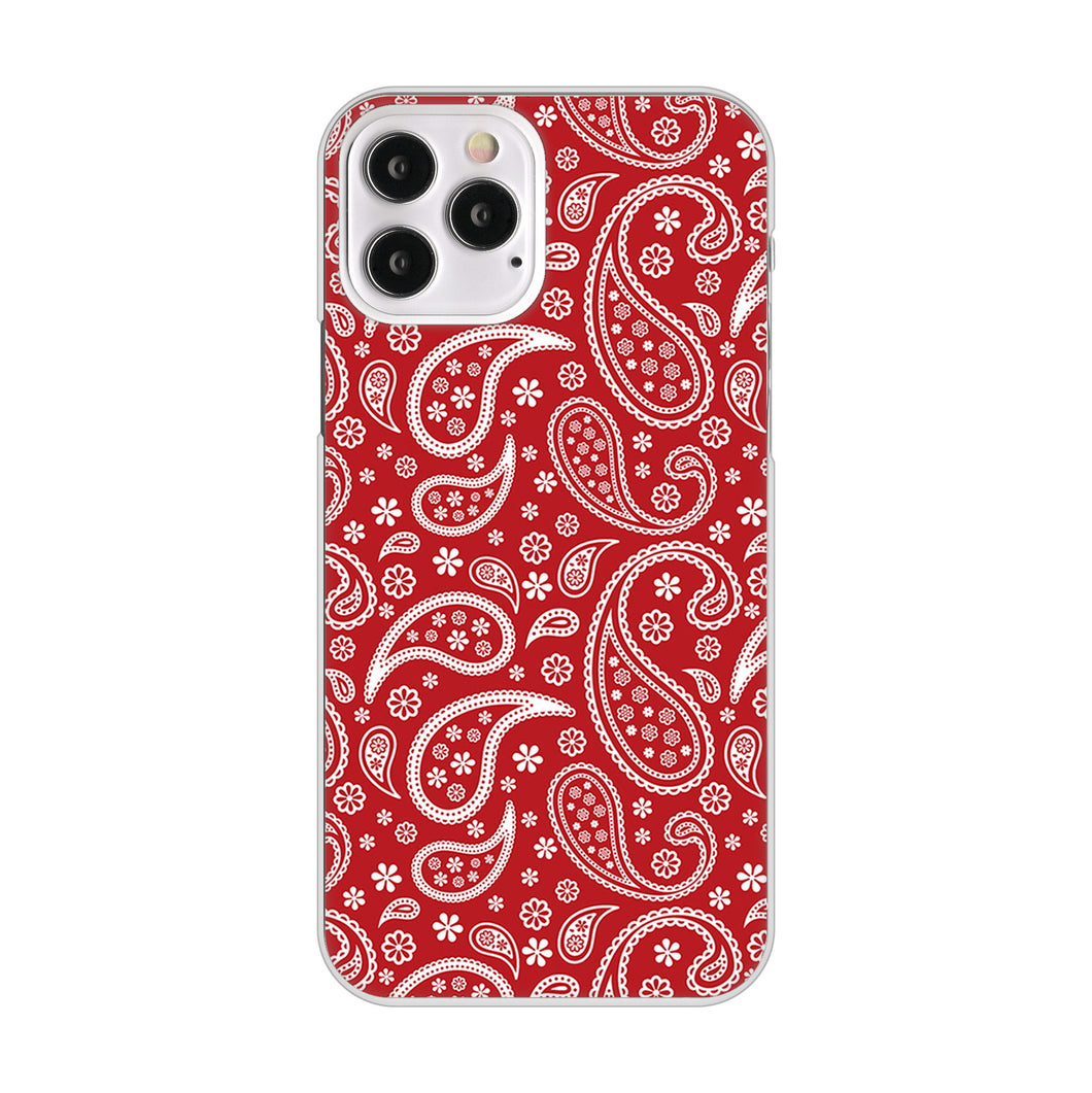 iPhone12 Pro 高画質仕上げ 背面印刷 ハードケース ペイズリー