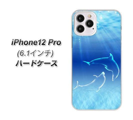 iPhone12 Pro 高画質仕上げ 背面印刷 ハードケース【1048 海の守り神イルカ】
