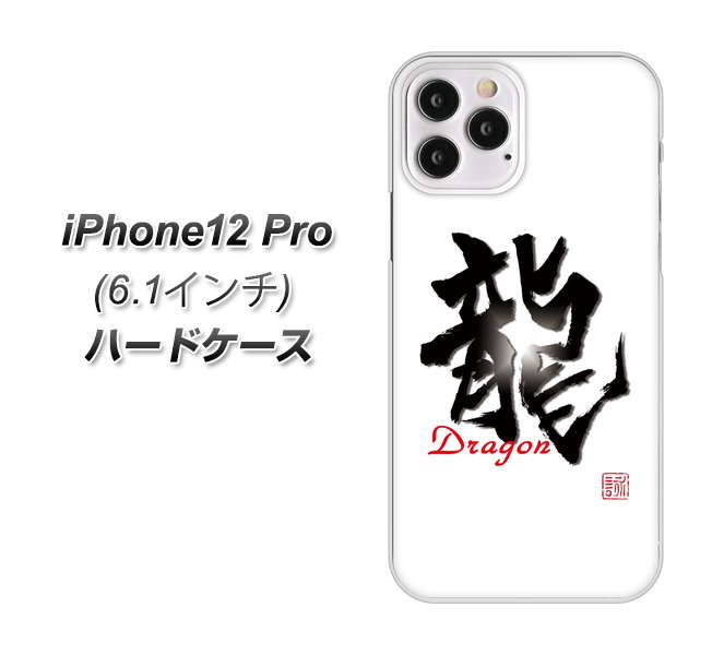 iPhone12 Pro 高画質仕上げ 背面印刷 ハードケース【OE804 龍ノ書】