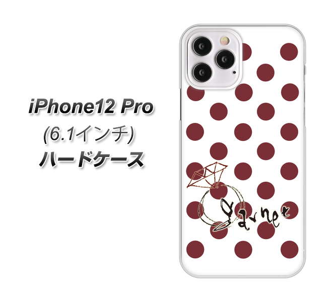 iPhone12 Pro 高画質仕上げ 背面印刷 ハードケース【OE810 1月ガーネット】