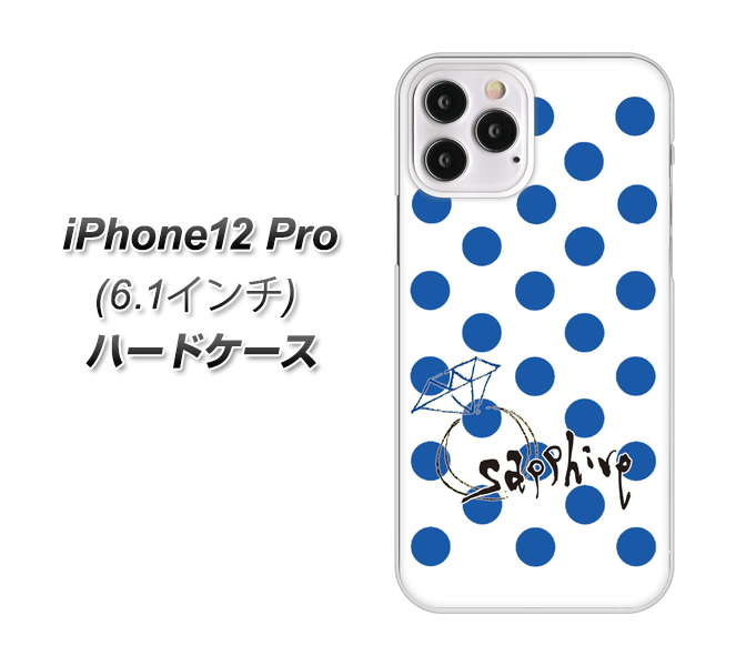 iPhone12 Pro 高画質仕上げ 背面印刷 ハードケース【OE818 9月サファイア】