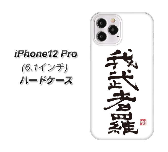 iPhone12 Pro 高画質仕上げ 背面印刷 ハードケース【OE843 我武者羅(がむしゃら)】