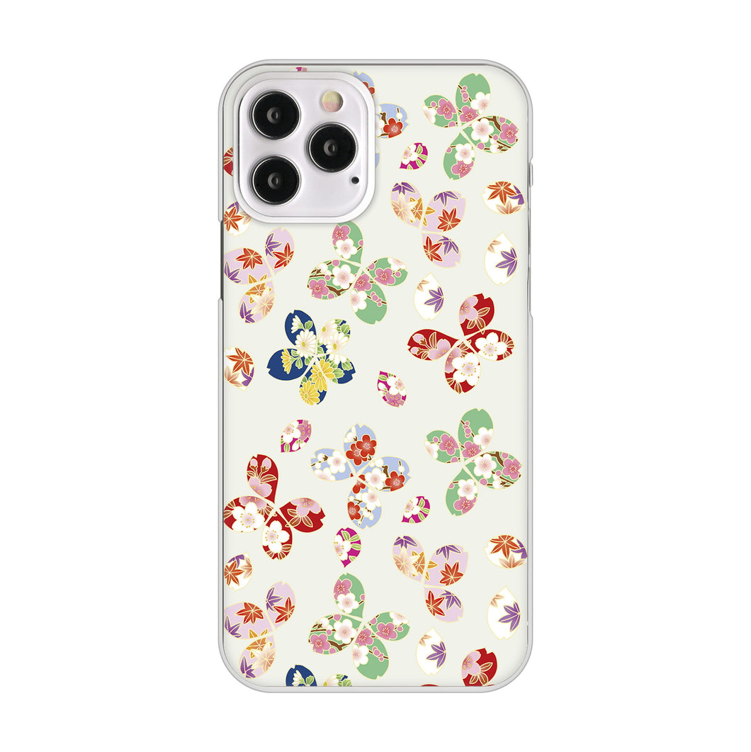 iPhone12 Pro 高画質仕上げ 背面印刷 ハードケース 和花柄