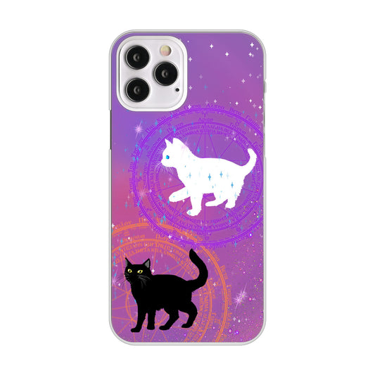 iPhone12 Pro 高画質仕上げ 背面印刷 ハードケース 魔法陣猫
