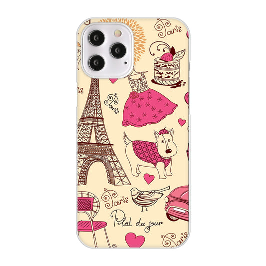 iPhone12 Pro Max 高画質仕上げ 背面印刷 ハードケース LOVE フランス