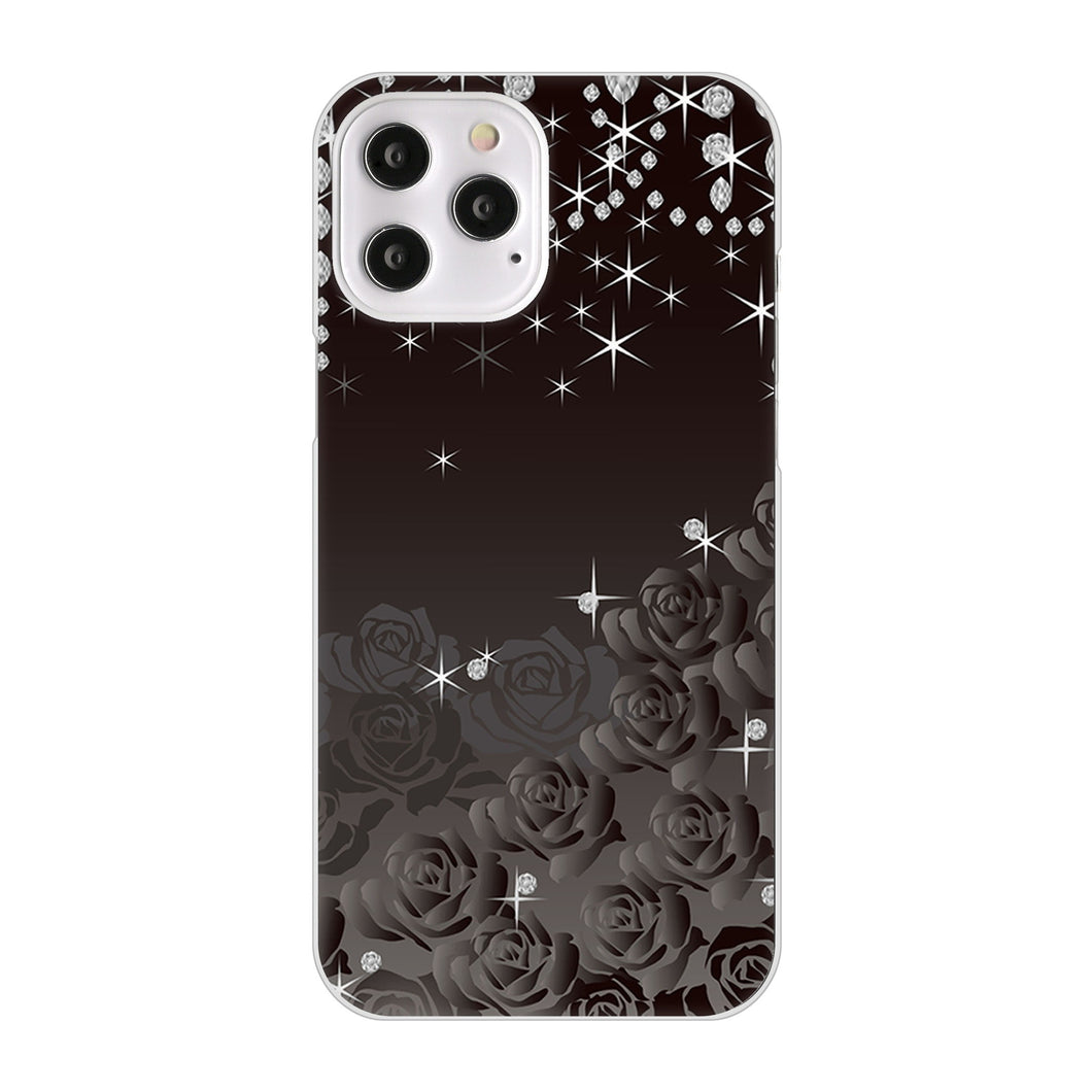 iPhone12 Pro Max 高画質仕上げ 背面印刷 ハードケース ロマンチックなバラ