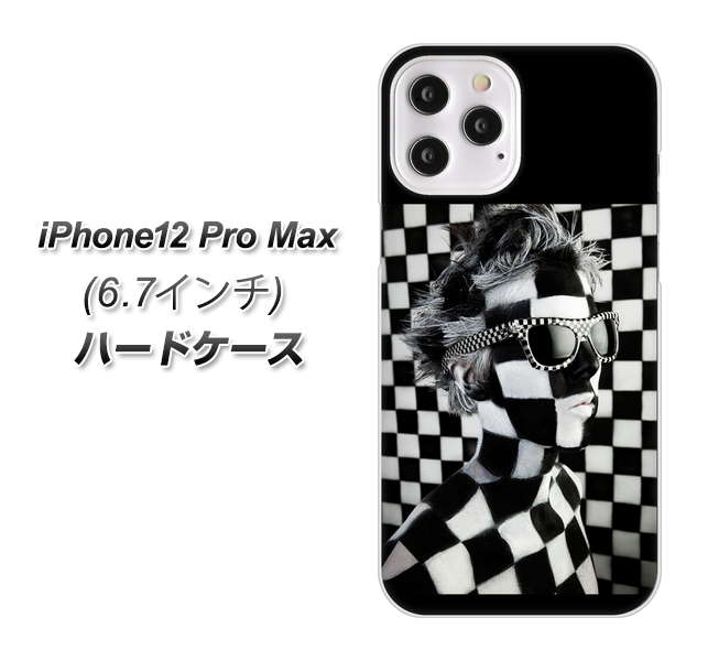 iPhone12 Pro Max 高画質仕上げ 背面印刷 ハードケース 【357 bk&wh】