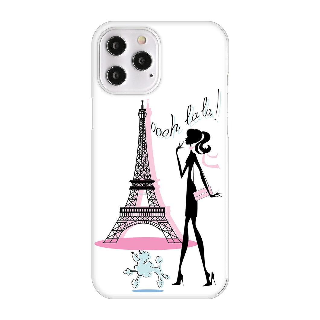 iPhone12 Pro Max 高画質仕上げ 背面印刷 ハードケース LOVE フランス