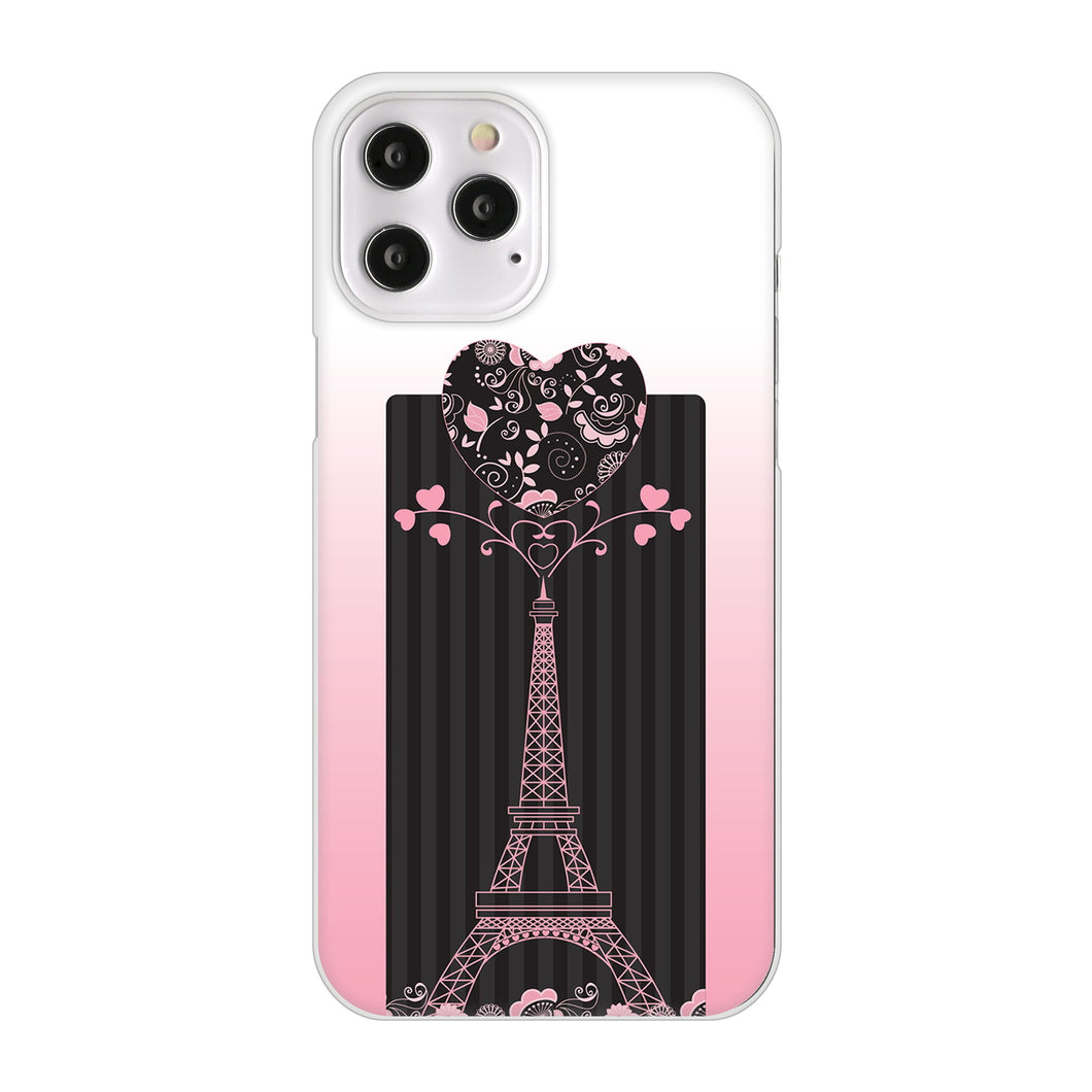 iPhone12 Pro Max 高画質仕上げ 背面印刷 ハードケース LOVE フランス