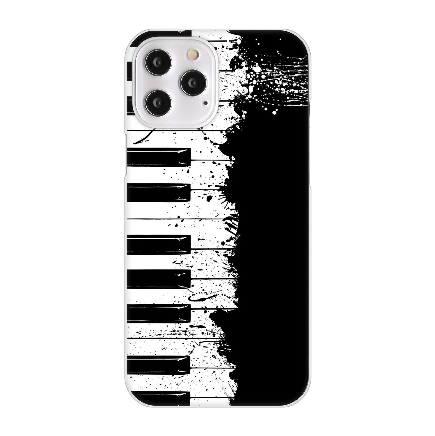 iPhone12 Pro Max 高画質仕上げ 背面印刷 ハードケース ピアノ