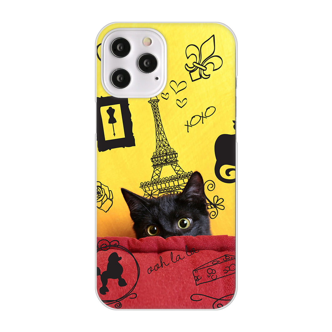 iPhone12 Pro Max 高画質仕上げ 背面印刷 ハードケース LOVE フランス