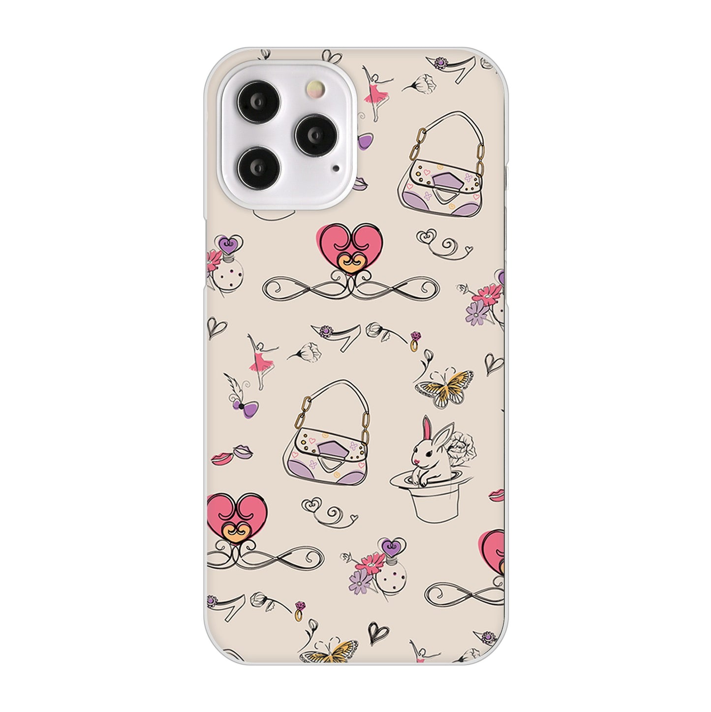 iPhone12 Pro Max 高画質仕上げ 背面印刷 ハードケース マルチスタイル