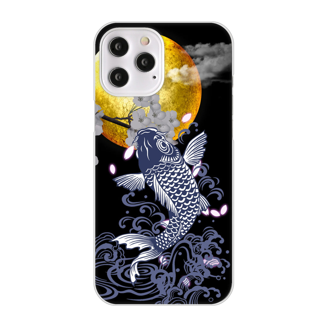 iPhone12 Pro Max 高画質仕上げ 背面印刷 ハードケース 鯉