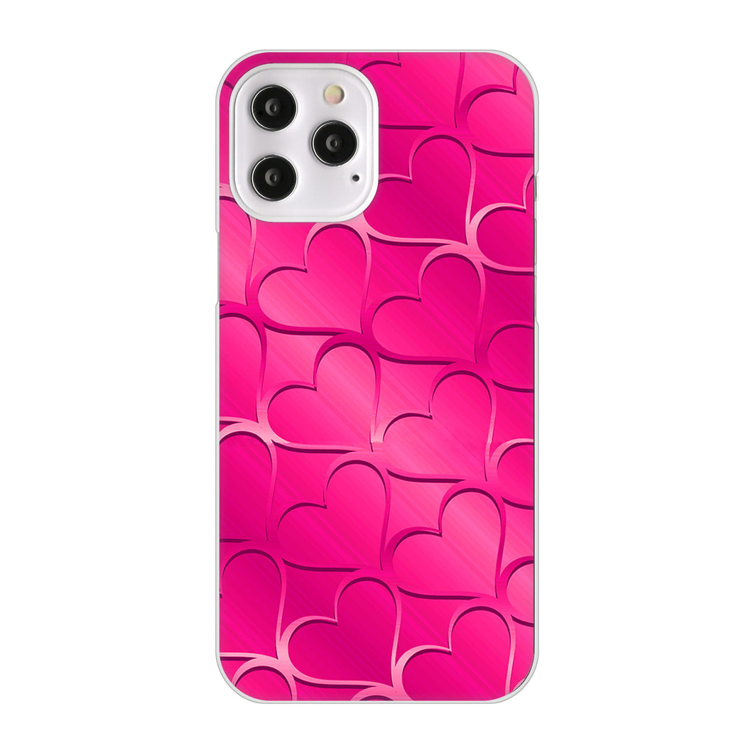 iPhone12 Pro Max 高画質仕上げ 背面印刷 ハードケース かくれハート