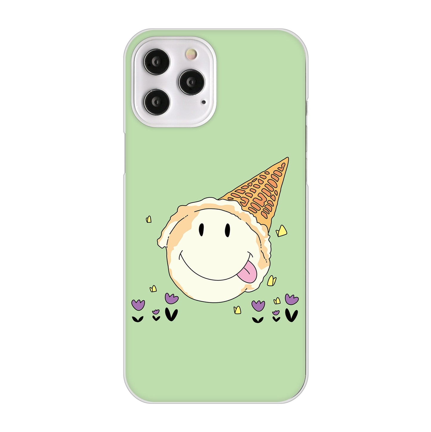 iPhone12 Pro Max 高画質仕上げ 背面印刷 ハードケース スイーツイラスト