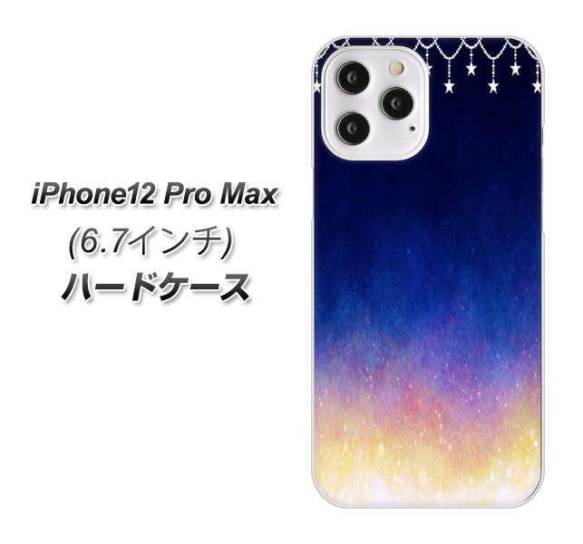 iPhone12 Pro Max 高画質仕上げ 背面印刷 ハードケース 【MI803 冬の夜空】