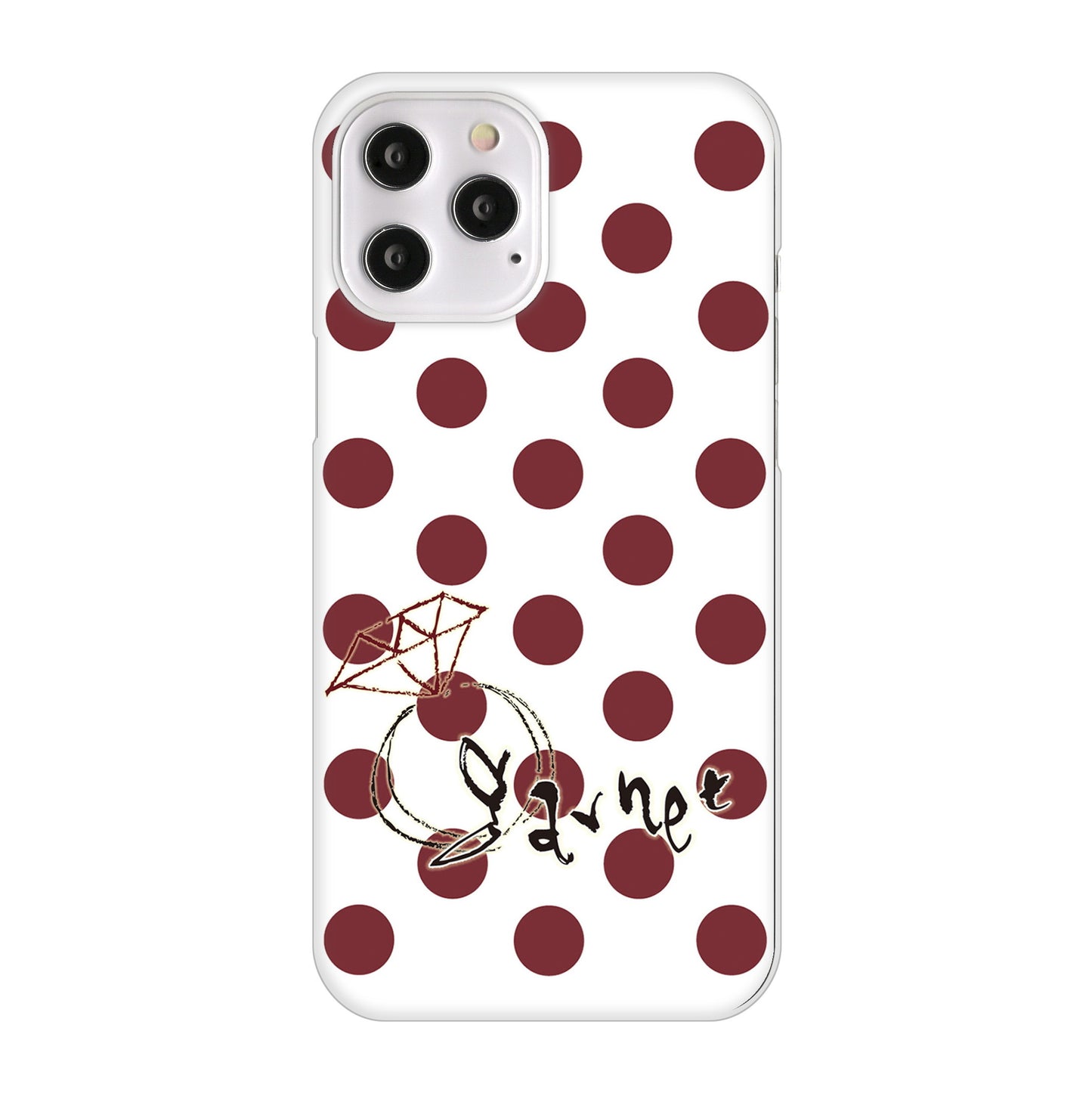 iPhone12 Pro Max 高画質仕上げ 背面印刷 ハードケース 大野詠舟 誕生石