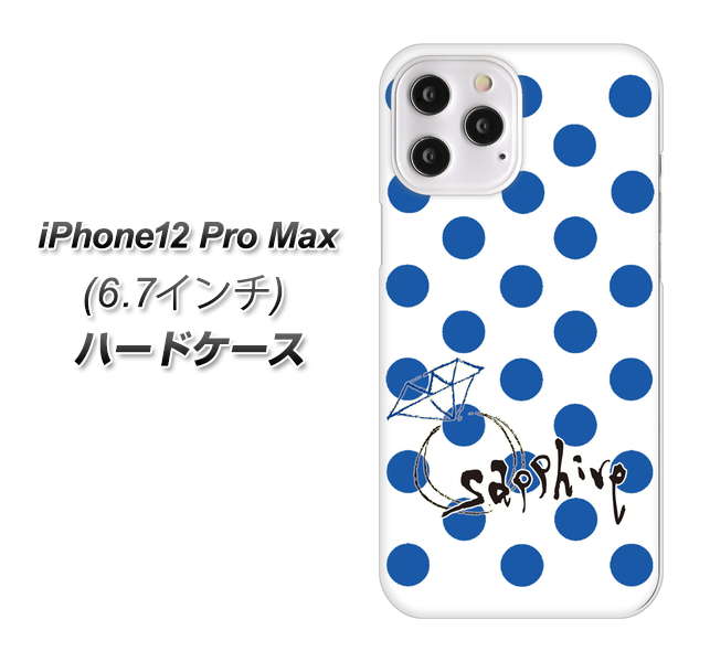 iPhone12 Pro Max 高画質仕上げ 背面印刷 ハードケース【OE818 9月サファイア】