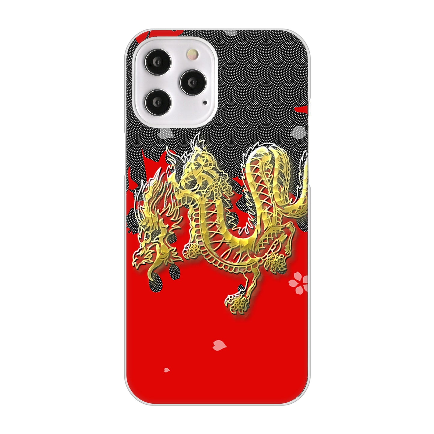 iPhone12 Pro Max 高画質仕上げ 背面印刷 ハードケース 和竜