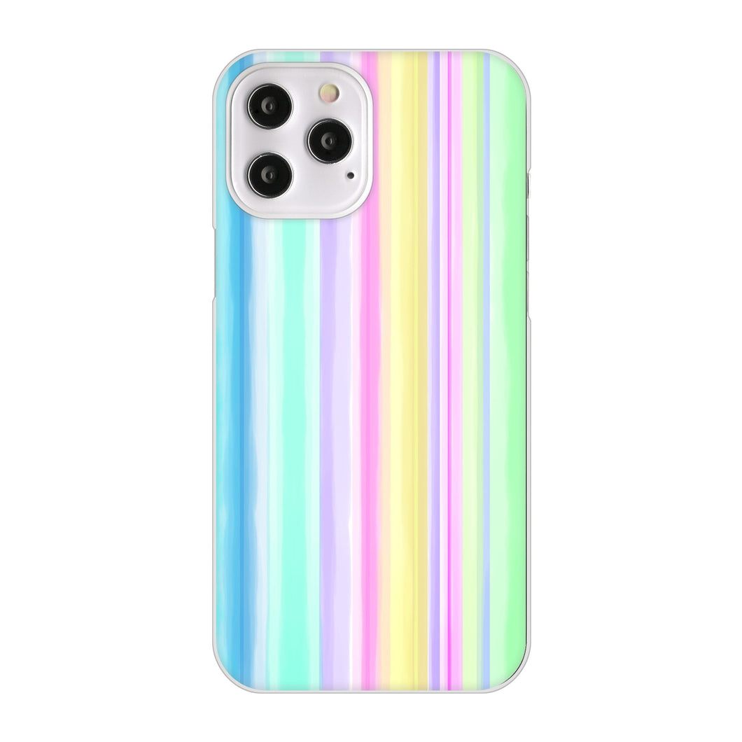 iPhone12 Pro Max 高画質仕上げ 背面印刷 ハードケース レインボー