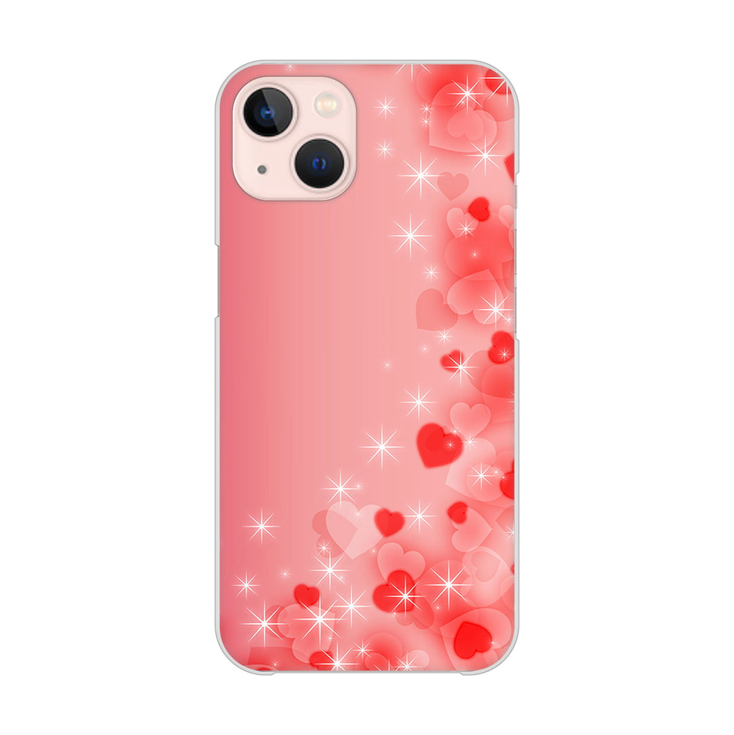 iPhone13 高画質仕上げ 背面印刷 ハードケース 【003 ハート色の夢】