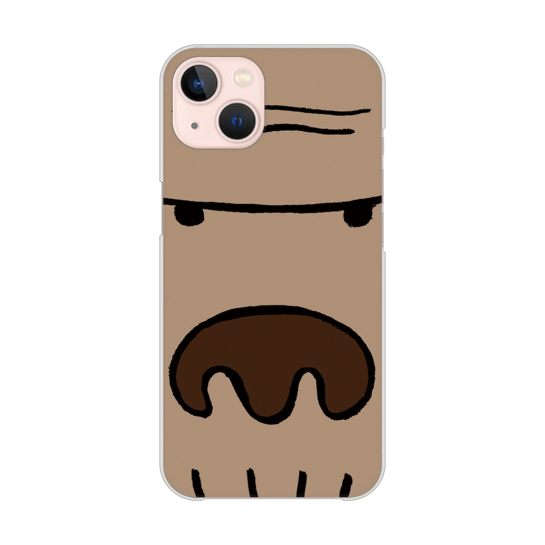 iPhone13 高画質仕上げ 背面印刷 ハードケース ドアップアニマル