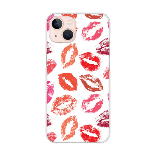 iPhone 13 734 キスkissキス ハードケース 背面印刷