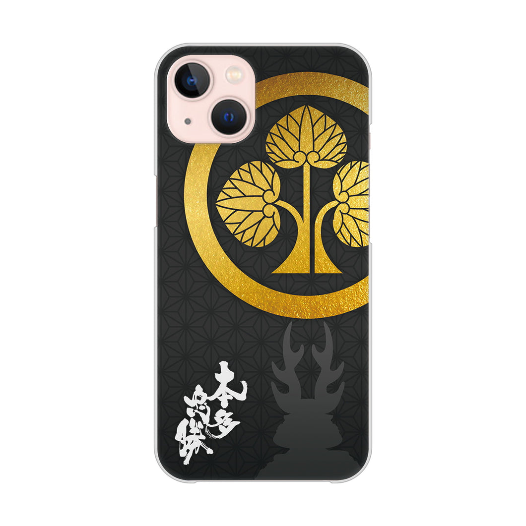 iPhone13 高画質仕上げ 背面印刷 ハードケース 家紋