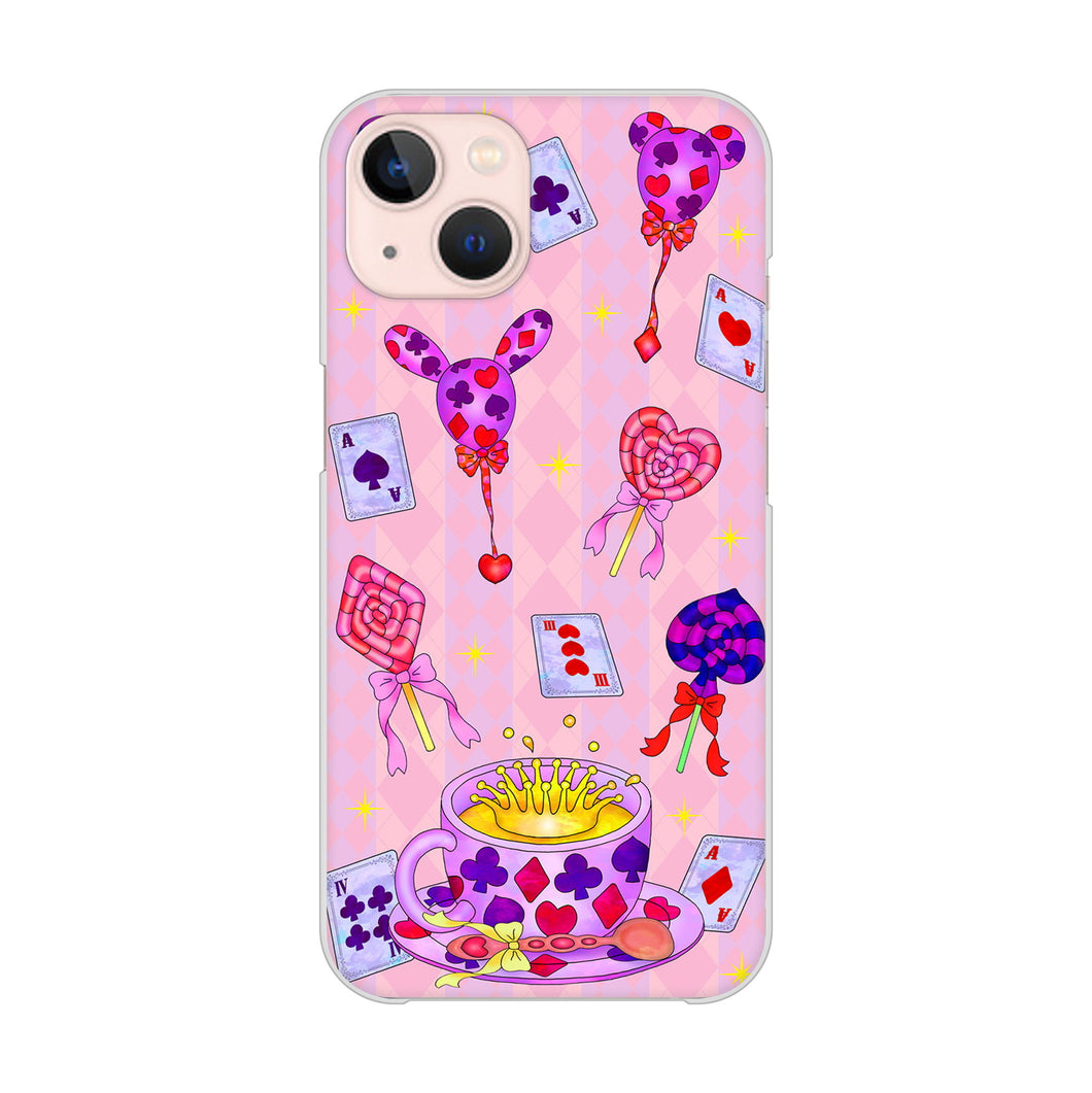 iPhone13 高画質仕上げ 背面印刷 ハードケース むかいあぐる トランプティー