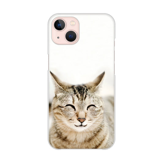 iPhone13 高画質仕上げ 背面印刷 ハードケース 【VA801 笑福ねこ】
