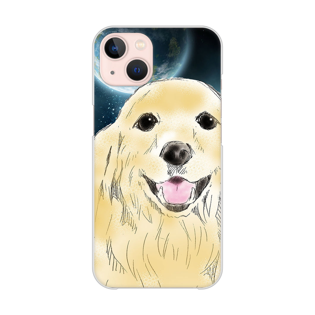 iPhone13 高画質仕上げ 背面印刷 ハードケース ゴールデンレトリバー