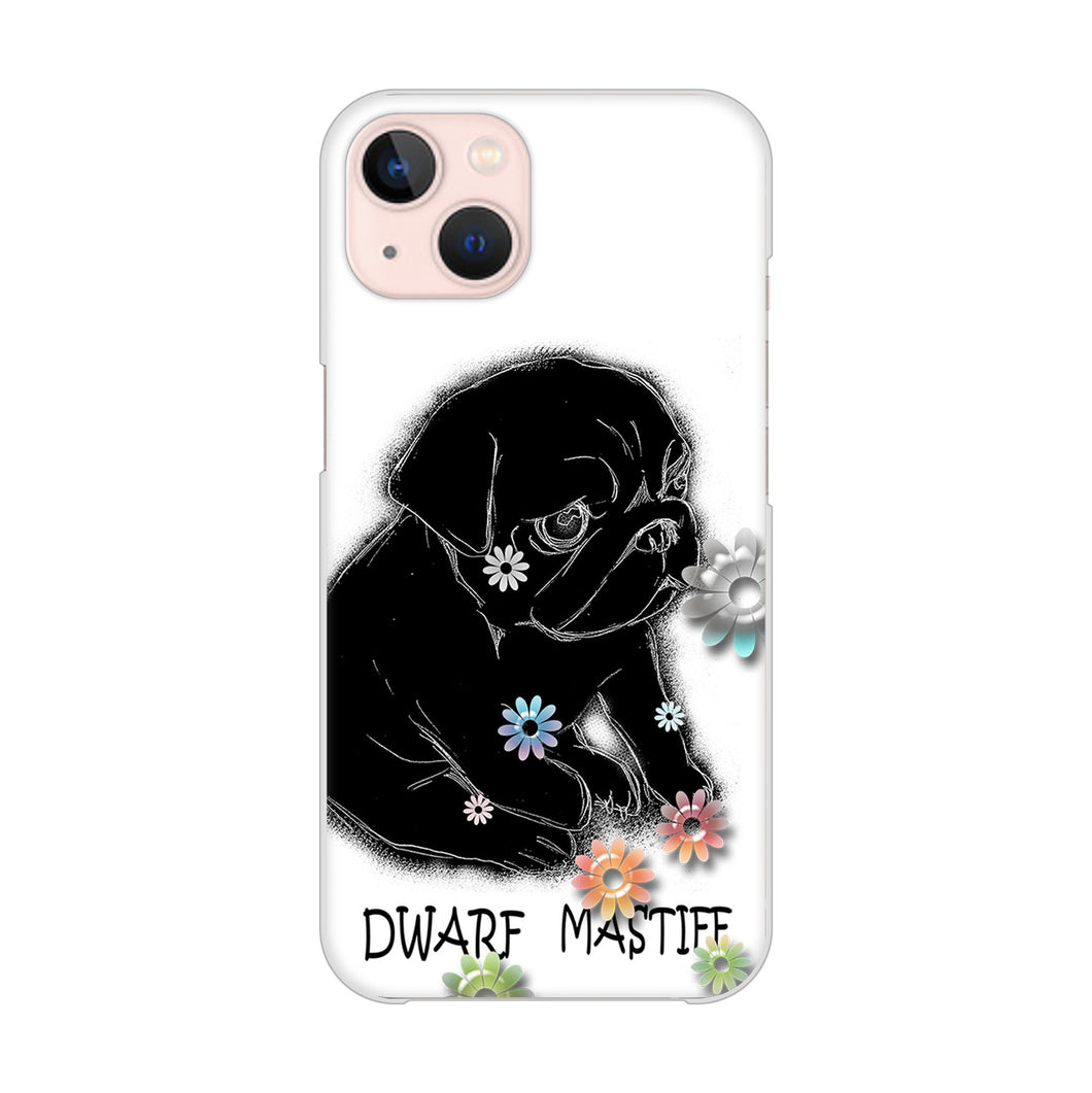 iPhone13 高画質仕上げ 背面印刷 ハードケース パグ