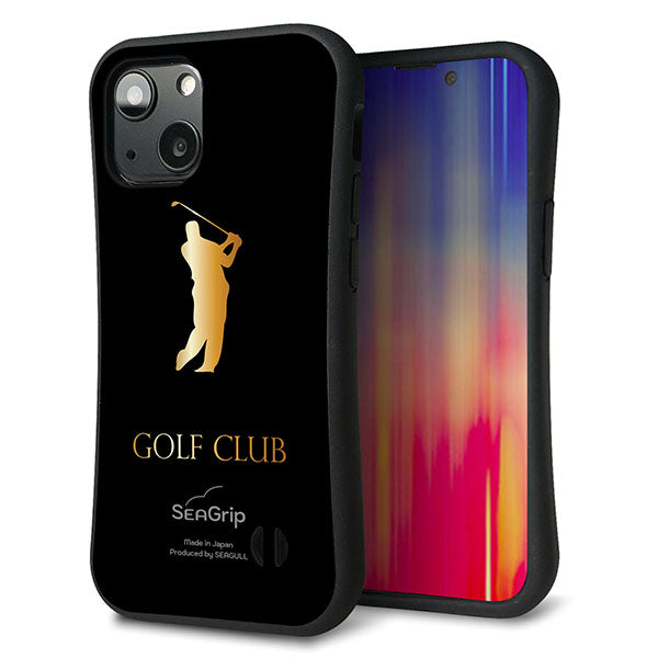 iPhone13 mini スマホケース 「SEA Grip」 グリップケース Sライン 【610 GOLFCLUB】 UV印刷