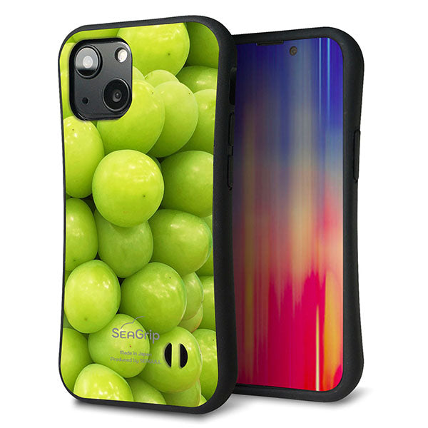 iPhone13 mini スマホケース 「SEA Grip」 グリップケース Sライン 【MA880 マスカット】 UV印刷