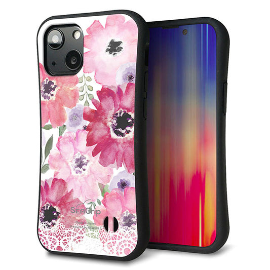 iPhone13 mini スマホケース 「SEA Grip」 グリップケース Sライン 【SC943 ドゥ・パフューム1】 UV印刷