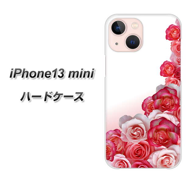 iPhone13 mini 高画質仕上げ 背面印刷 ハードケース【299 薔薇の壁】