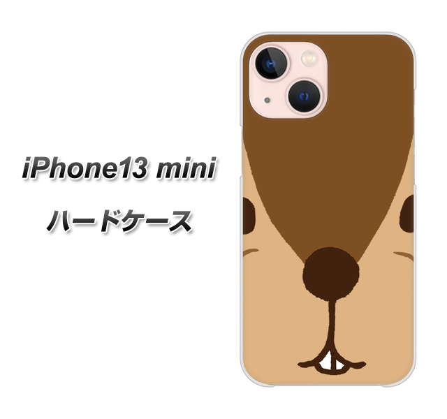 iPhone13 mini 高画質仕上げ 背面印刷 ハードケース【349 りす】
