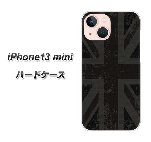 iPhone13 mini 高画質仕上げ 背面印刷 ハードケース【505 ユニオンジャック ダーク】