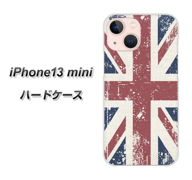 iPhone13 mini 高画質仕上げ 背面印刷 ハードケース【506 ユニオンジャック ビンテージ】
