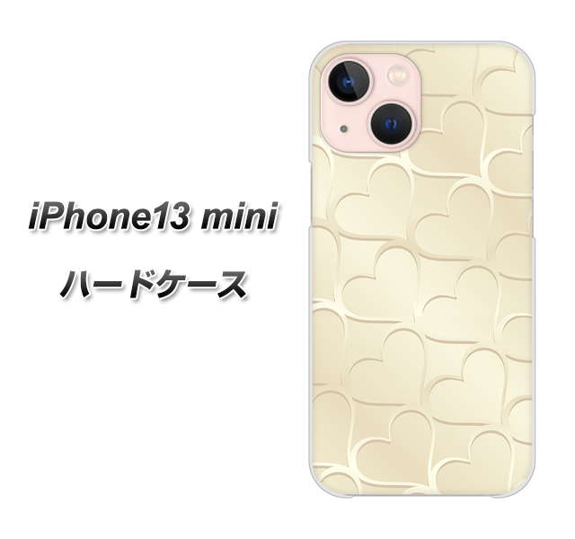 iPhone13 mini 高画質仕上げ 背面印刷 ハードケース【630 かくれハート】
