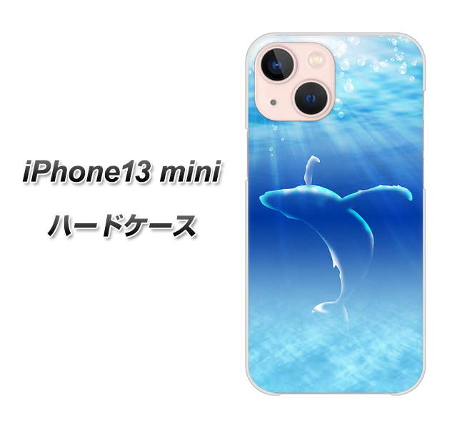 iPhone13 mini 高画質仕上げ 背面印刷 ハードケース【1047 海の守り神くじら】